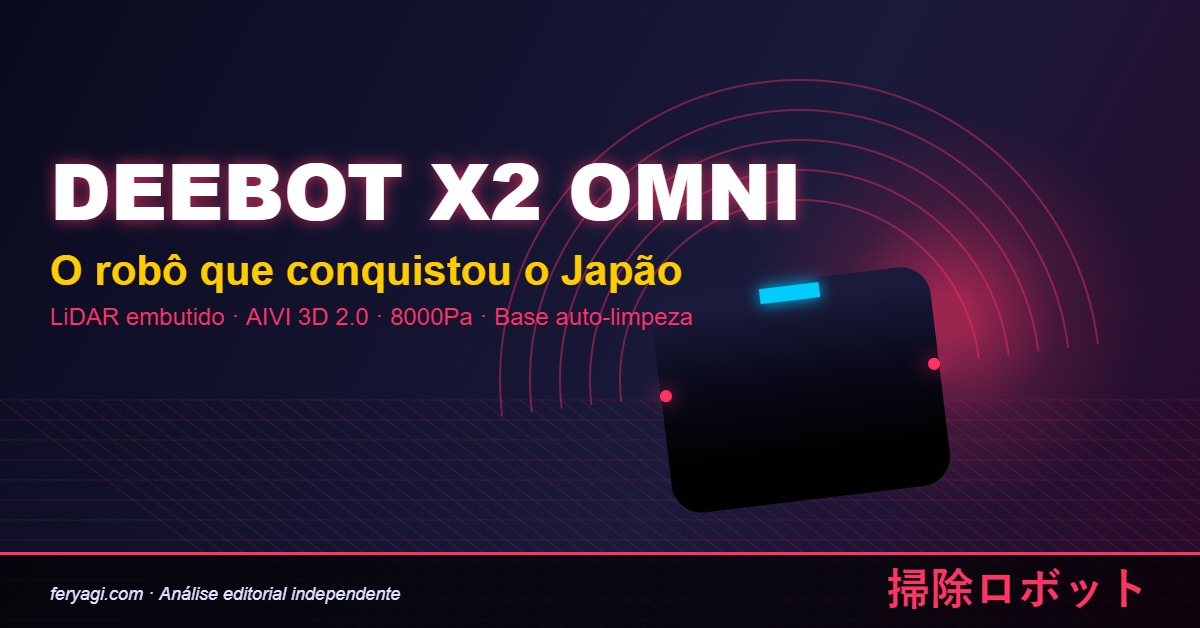 DEEBOT X2 Omni: por que esse robô conquistou o Japão
