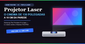 Projetor laser 4K ultra-curta distância: o melhor do mercado e o comparativo Samsung Premiere 9 vs Hisense PX3-PRO