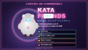 SwitchBot KATA Friends: o robô-companheiro com IA que virou febre no Japão em 2026